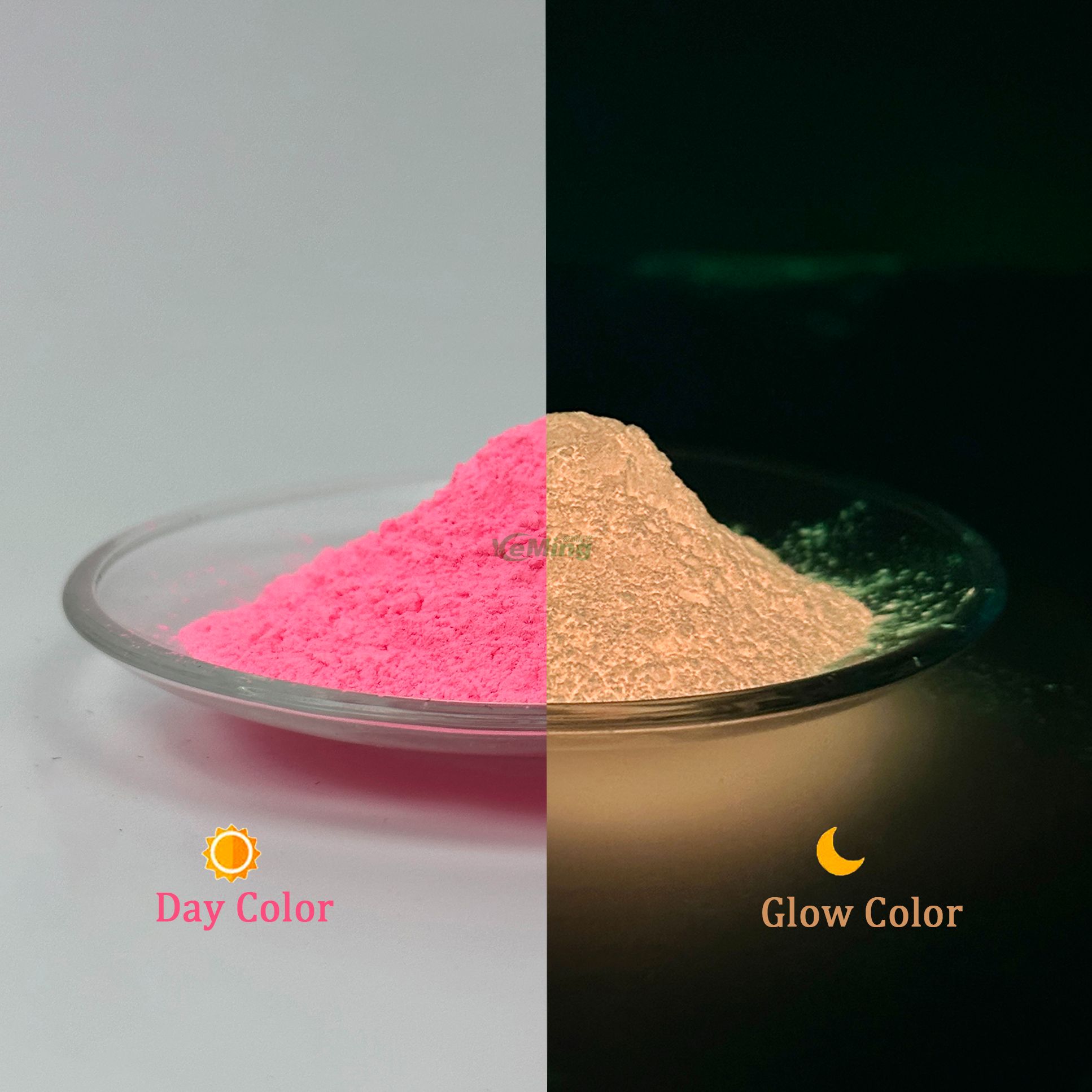 High Brightness Glow In The Dark Paint Pigment Resin Inks Coating Luminous Strontium Aluminate Pigment Powder