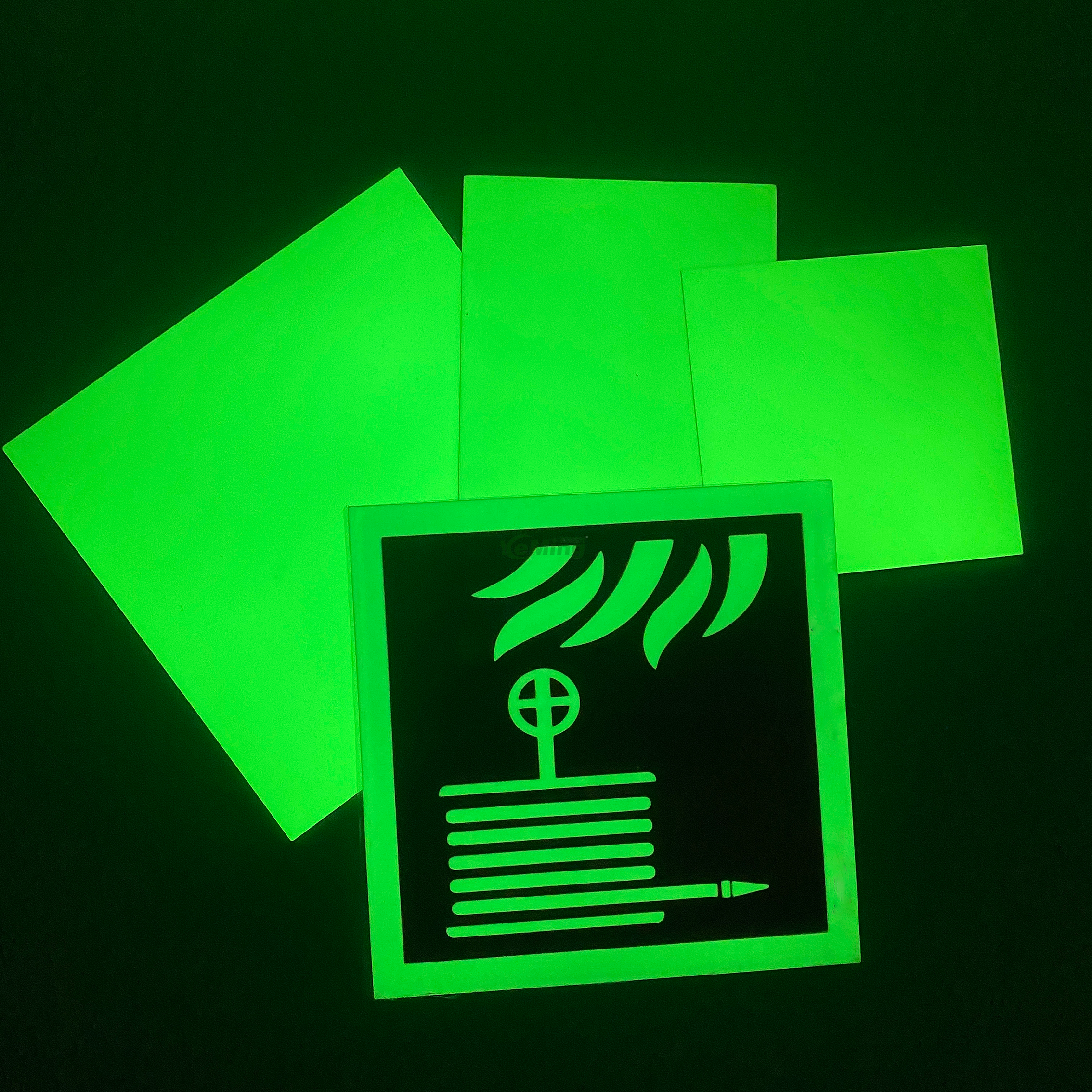 Factory Supplier glow in dark aluminum sheet 