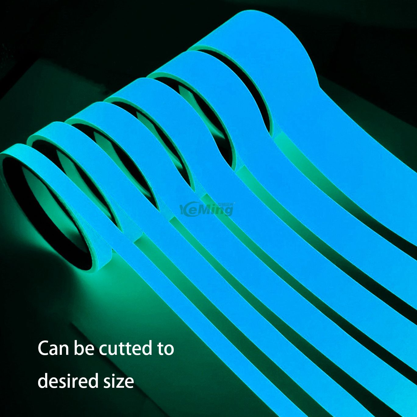 Printable Glow in Dark Roll Tape Wholesales Photoluminescent Tape Glowing Tape