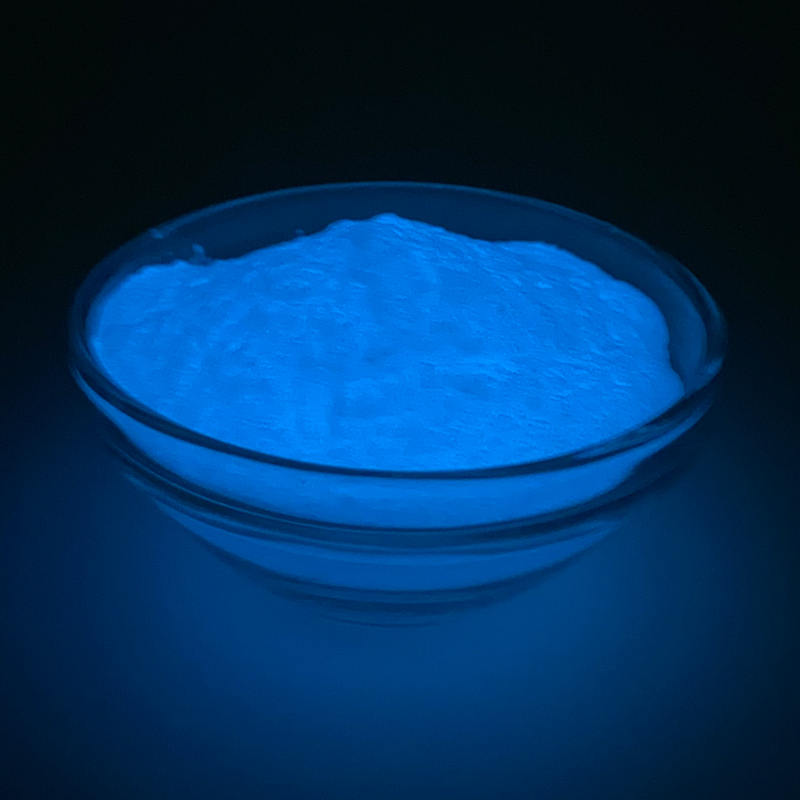 Wholesale Attractive Sky Blue Luminous Powder